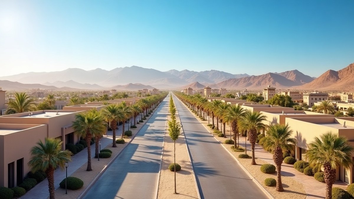 Driving Through Hermosillo: Your Stop on the Road to the Sonora Coast 1 Sunny Sonoran capital city with palm-lined avenues and desert mountains beyond