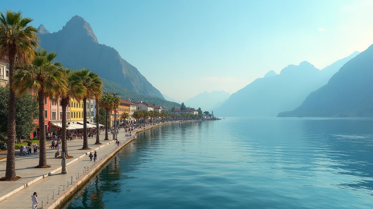 Driving to Lake Chapala and Ajijic: The Expat's Guide to Cars and Insurance 1 Calm lakeside town with a malecon promenade and mountains across Lake Chapala at Ajijic