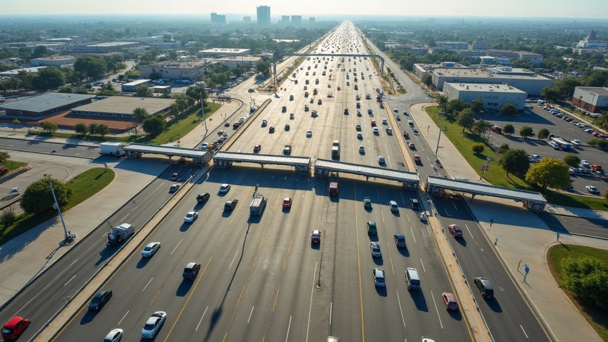 San Ysidro vs Otay Mesa vs Tecate: Which Border Crossing to Use 1 Aerial view of a San Diego to Tijuana border crossing with many vehicle lanes
